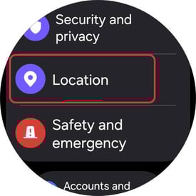 Android location settings 1-1