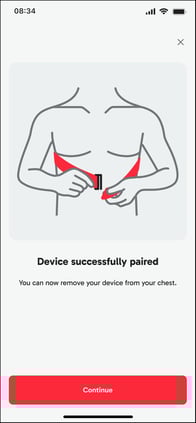Device succesfully paired