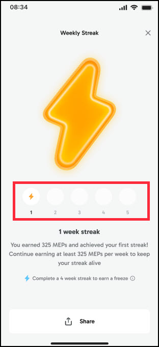 Weekly Streak Weekly Streaks