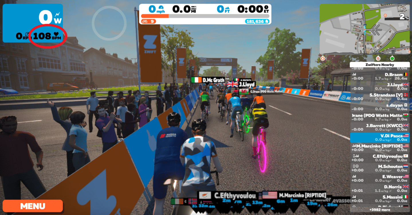 How do I use Myzone with Zwift?